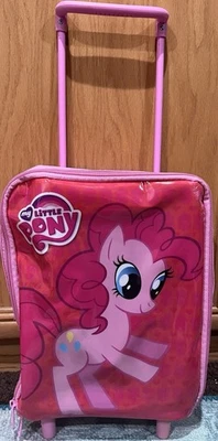My Little Pony Pinkie Pie Small Rolling Suitcase! Super Cute & Rare! - Image 1 of 4