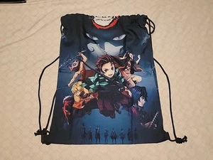 Anime Demon Slayer Kordelzug Tasche Napsack Sportrucksack Cinch Bag Neu - Bild 1 von 2