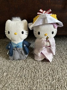 Vintage Hello Kitty And Dear Daniel Japanese Wedding 1999 McDonald’s Plush - Picture 1 of 12