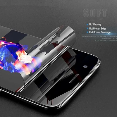 Soft Screen Protector For OnePlus 9RT 10 Pro 7T 6 9T Nord 2 Ace Hydrogel Film - Image 1 of 4