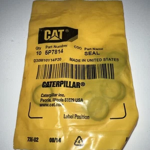 10 Stück Original CAT 5P7814 O-Ring Dichtungen Raupe - Bild 1 von 2
