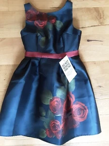 Kleid Gr. 38 UK 12 von Chi Chi London petite NEU mit Etikett dunkelblau rot grün - Bild 1 von 5