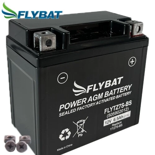 Battery For Honda CBR 125 RW 80mph JC39B 2010 FlyBat YTZ7S AGM Enclosed - Image 1 of 1