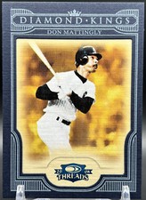 2008 Threads Diamond Kings Don Mattingly 28/50 NM+ MLB NY Yankees Card #DK-40