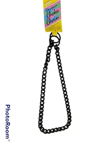Vo-Toys BLACK Choke Chain 3 MM 22" Metal Collar Dog Puppy Choker Steel Japan - Picture 1 of 1
