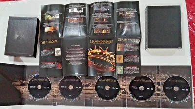 5 DVD set GAME OF THRONES Second Season PETER DINKLAGE Epic, Drama - Image 1 of 4