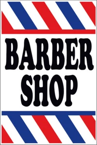 24x36 BARBER SHOP Poster Retail Business Store Window POP Sign wb - Picture 1 of 1