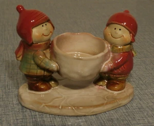 Yankee Candle Christmas Ronnie Walter Children Campfire Tea Light Candle Burner - Picture 1 of 10