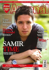 UK Arsenal Magazine: Samir Nasri Interview, Arsène Wenger, Soccer, July 2011 - Picture 1 of 2