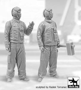 Black Dog 1/32 Marina de los Estados Unidos Juego #1 (2 figuras) F32159 - Imagen 1 de 1