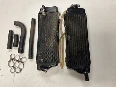 Radiador y mangueras derecho e izquierdo Yamaha YZ400F YZ 400 400F YZ400 1998 1999 2000 OEM Foto 1 de 4