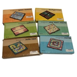 Bundle of Six vintage rare magnetic travel car games, boxed, mini, collection - Picture 1 of 14