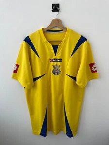 UKRAINE NATIONAL TEAM 2006 HOME FOOTBALL SOCCER SHIRT JERSEY CAMISETA LOTTO XL - Picture 1 of 17