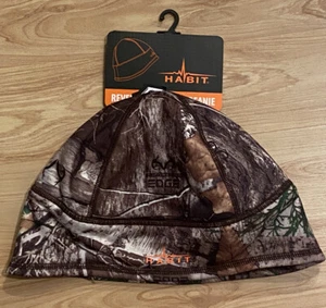 NWT NEW REALTREE EDGE HABIT REVERSIBLE FLEECE BEANIE WINTER HUNTING HAT CAP - Picture 1 of 5
