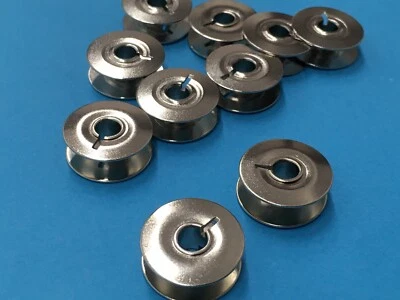 Carretes metálicos para máquinas de coser Pfaff y Gritzner con gancho giratorio 10 piezas Foto 1 de 4