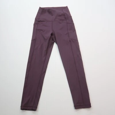 Leggings cortos capri Zyia Active para mujer talla 0 púrpura gimnasio bolsillos deportivos Foto 1 de 4