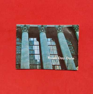 Rolex Day-Date Booklet 1974 Manual Instrucciones Papeles ESPAÑOL ref 974-4-41403 Foto 1 de 4