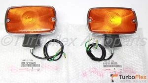 Toyota Land Cruiser FJ40 1971-1975 Amber Turn Signal Light Set Of 2 81510-60200 - Picture 1 of 7