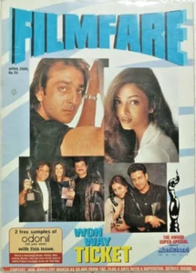 INDIA MAGAZINE FILMFARE APR 2000 AWARDS SPL KARISHMA, TWINKLE, SUSHMITA, FLASHBA - Picture 1 of 9