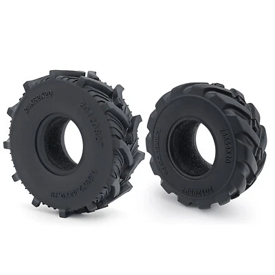 4PCS Gummireifen Radreifen Upgrade für Axial 1/24 RC SCX24 Crawler Car - Bild 1 von 4