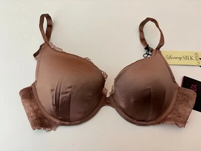 Nuevo con etiquetas Sujetador Push Up La Senza 32D 32DD 34DD 36DD Spice Silk Bronce Encaje Foto 1 de 4