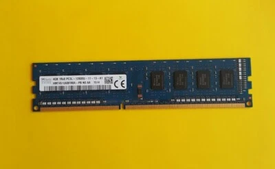 SK Hynix 4GB 1Rx8 PC3L 12800U-11-13-A1 Desktop RAM HMT451U6BFR8A-PB NO AA - Image 1 of 3