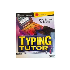 Typing Tutor 7 Sealed CD-ROM Simon & Schuster Davidson Vintage Software W 95/98 - Picture 1 of 4