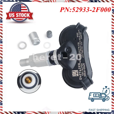 1 Tire Pressure Sensor TPMS 52933-2F000 For Kia Sportage 2.4L Rio Hyundai Tucson - Image 1 of 4