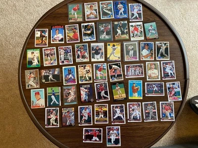 50 Card Los Angeles Angels Team Lot MLB Baseball Cards Bulk Stars Rookies Insert - Image 1 of 4