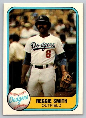 1981 Fleer #111 Reggie Smith Los Angeles Dodgers - Image 1 of 2