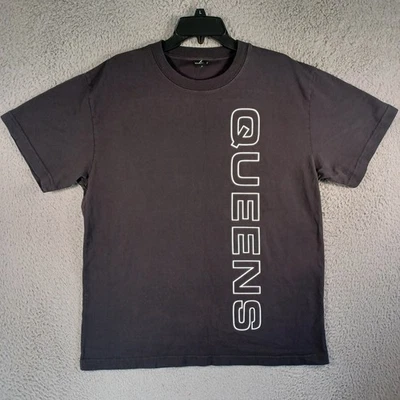 The Queens Mens Black T-Shirt Size Large All Rise Short Sleeve Crew Neck Classic - Image 1 of 4