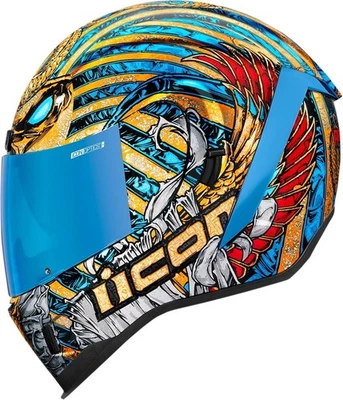 NOVO Capacete de Motocicleta Icon Airform Pharaoh - Tamanho Médio - *LEIA* - Imagem 1 de 4