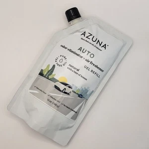 Azuna AUTO Odor Eliminator Air Freshener Gel Refill NATURAL / HINT of LEMON 12oz - Picture 1 of 5