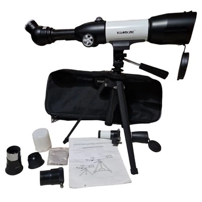 Visionking 60 350mm Refractor Astronomical Telescope Monocular Scope, Carry Case - Image 1 of 4
