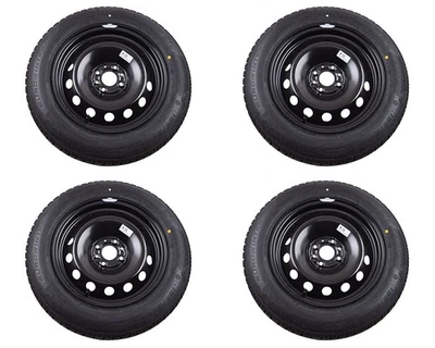 FIAT 500e - 4x Original Winterräder Stahlräder 1693192280 6x15" ET40 LK 4x98 - Bild 1 von 4