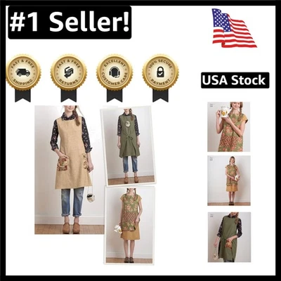 Sew Your Style: 8230 Women's Reversible Apron Dress Pattern, XS-XL - Made in USA - Image 1 of 4