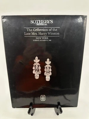 Sotheby's Jewelry Collection of Mrs. Harry Winston/Hardcover 1992/Near Fine - Image 1 of 4