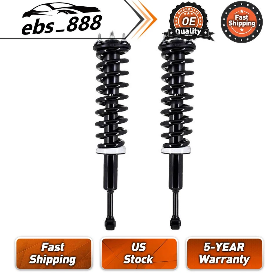 优质前减震器适用于 2007 - 2021 年丰田苔原 2WD 终身保修 — 第 1/1 张图片