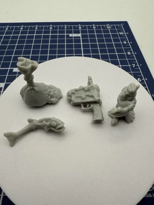 TMNT Accesorios Rasguños Tortugas Ninja Adolescentes Mutantes REPO 3D Resina Impresa Foto 1 de 4