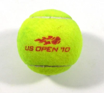 Pelota de tenis Wilson 204335 usada partido US Open 2010 para mujer Foto 1 de 2