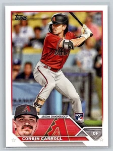 Corbin Carroll RC – 2023 Topps #401 Rookie – Diamondbacks OF / 25 HR 50 SB Miles - Picture 1 of 2