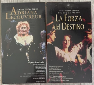 2 NEW VHS Adriana Lecouvreur Francesco Cilea La Forza del Destino Giuseppe Verdi - Picture 1 of 4