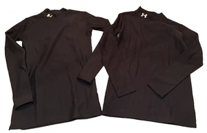 Under Armour Jungen Coldgear Fitted Langarm T-Shirt Youth XL Base Layer schwarz - Bild 1 von 6