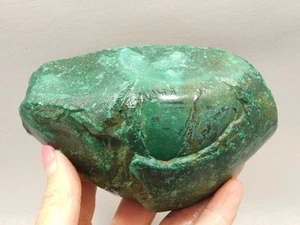 Malachite Rough Rock Lapidary Stone DR Congo, Africa #O12 - Picture 1 of 13