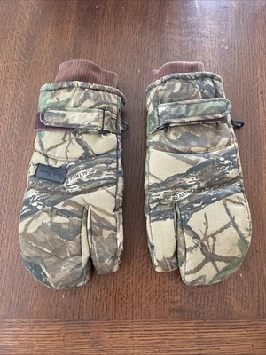 Real Tree Saranac Camo Gloves Men’s Large  - Image 1 of 4