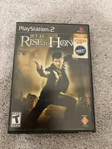 Jet Li Rise To Honor (Sony PlayStation 2 PS2, 2004) CIB TESTATO - FUNZIONANTE - Foto 1 di 4