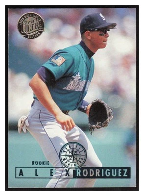 1995 Ultra Gold Medallion #331 Alex Rodriguez RC - Seattle Mariners - Image 1 of 2