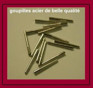 10 Spilli In Acciaio Per Orologio A Pendolo Carillon Per Sospensione 150/180 - Picture 1 of 1