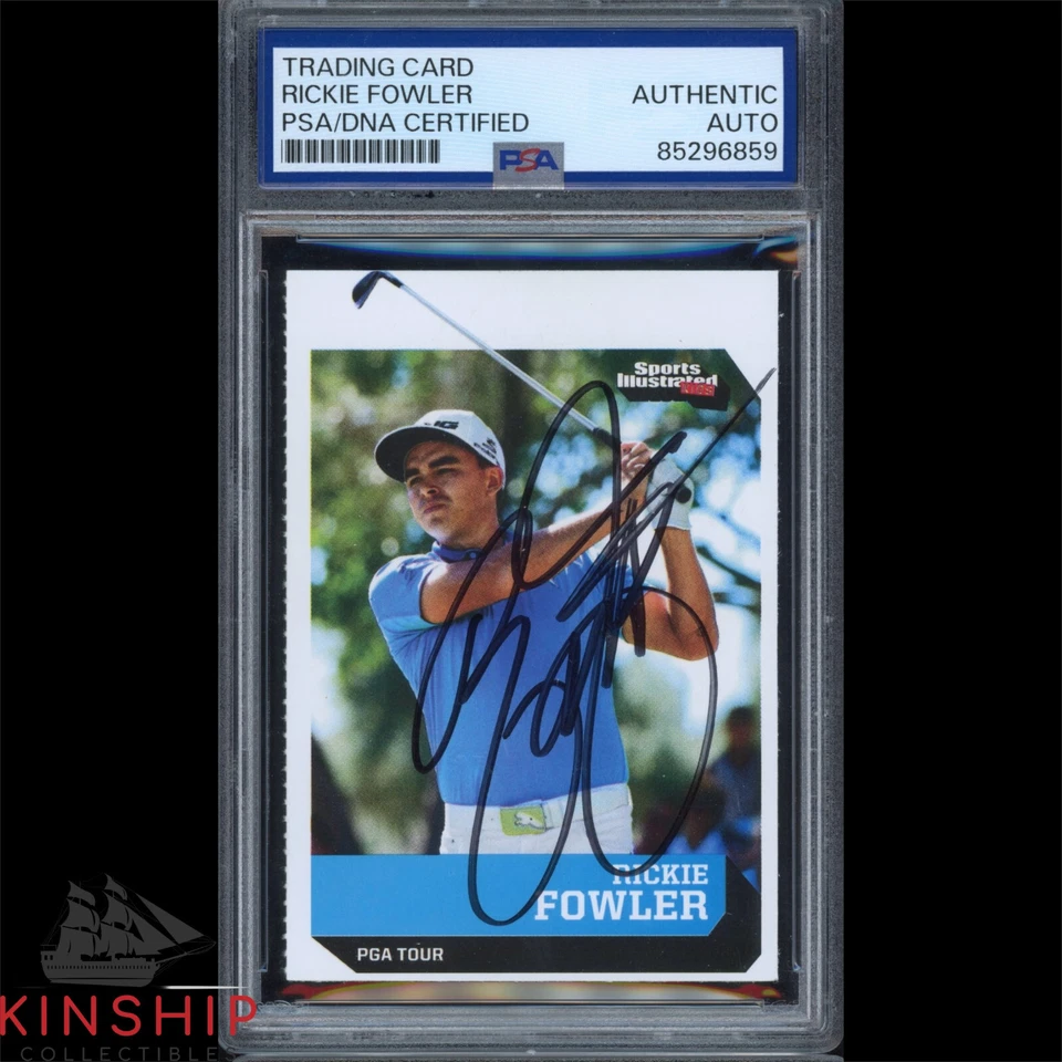 Rickie Fowler signed 2016 Sports Illustrated Card PSA DNA PGA Masters Auto C3238 - Image 1 of 1