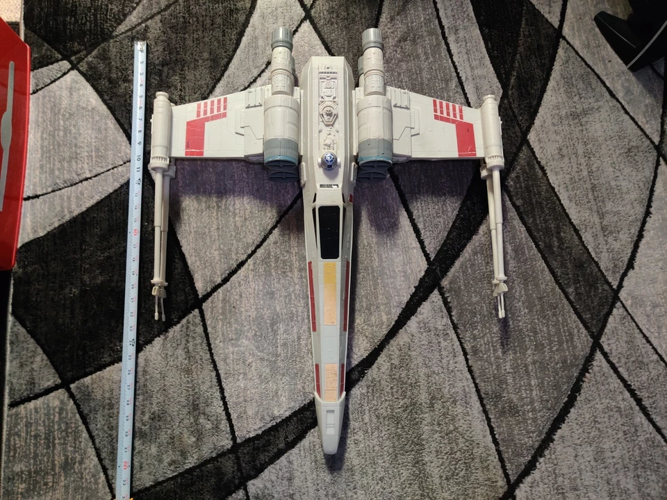 Star Wars X-Wing Fighter TALKING Display 30" x 25" ENORME Hero Series Kenner Hasbro Foto 1 de 4